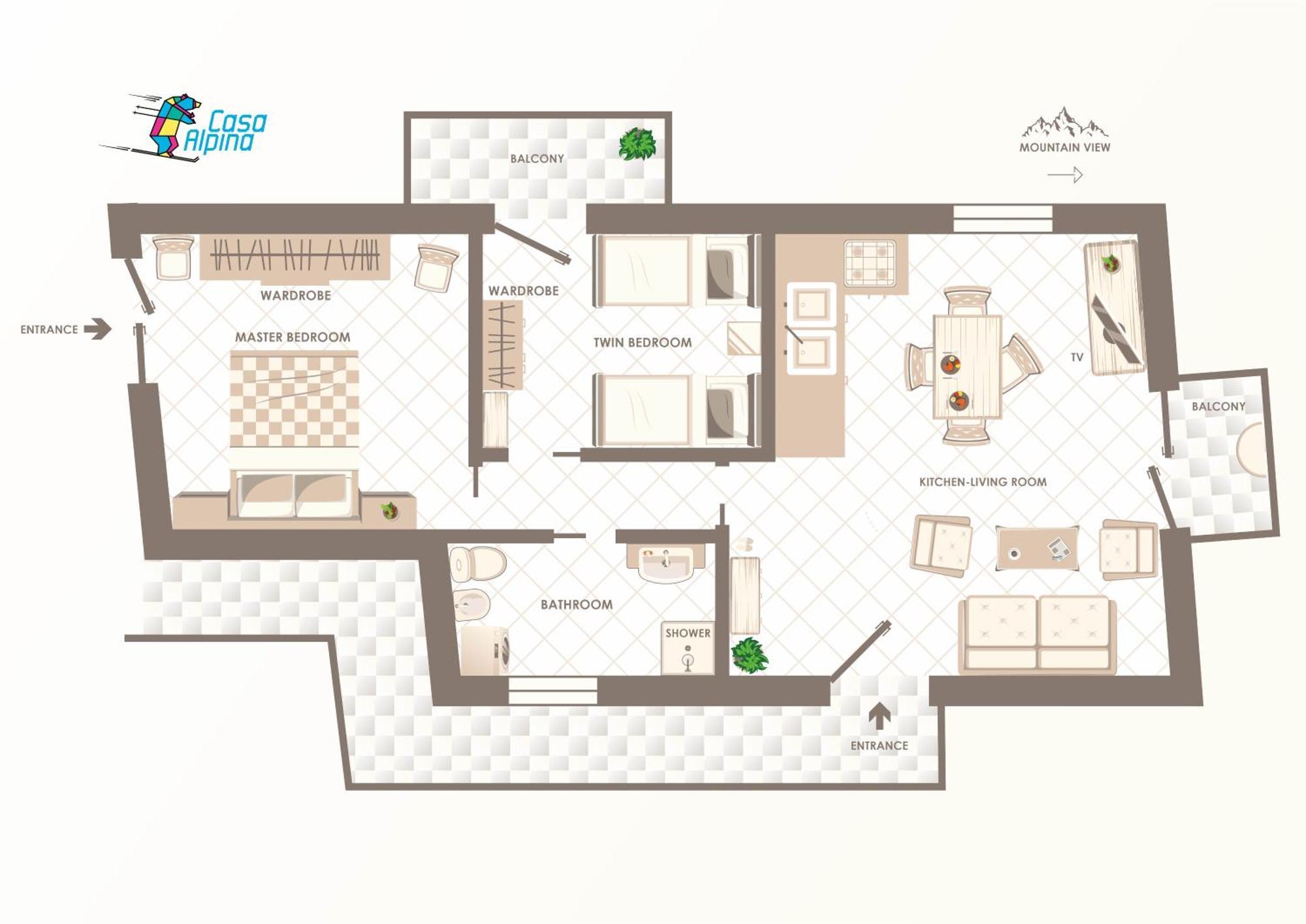 Casa Alpina - Sarre Apartman Aosta Kültér fotó