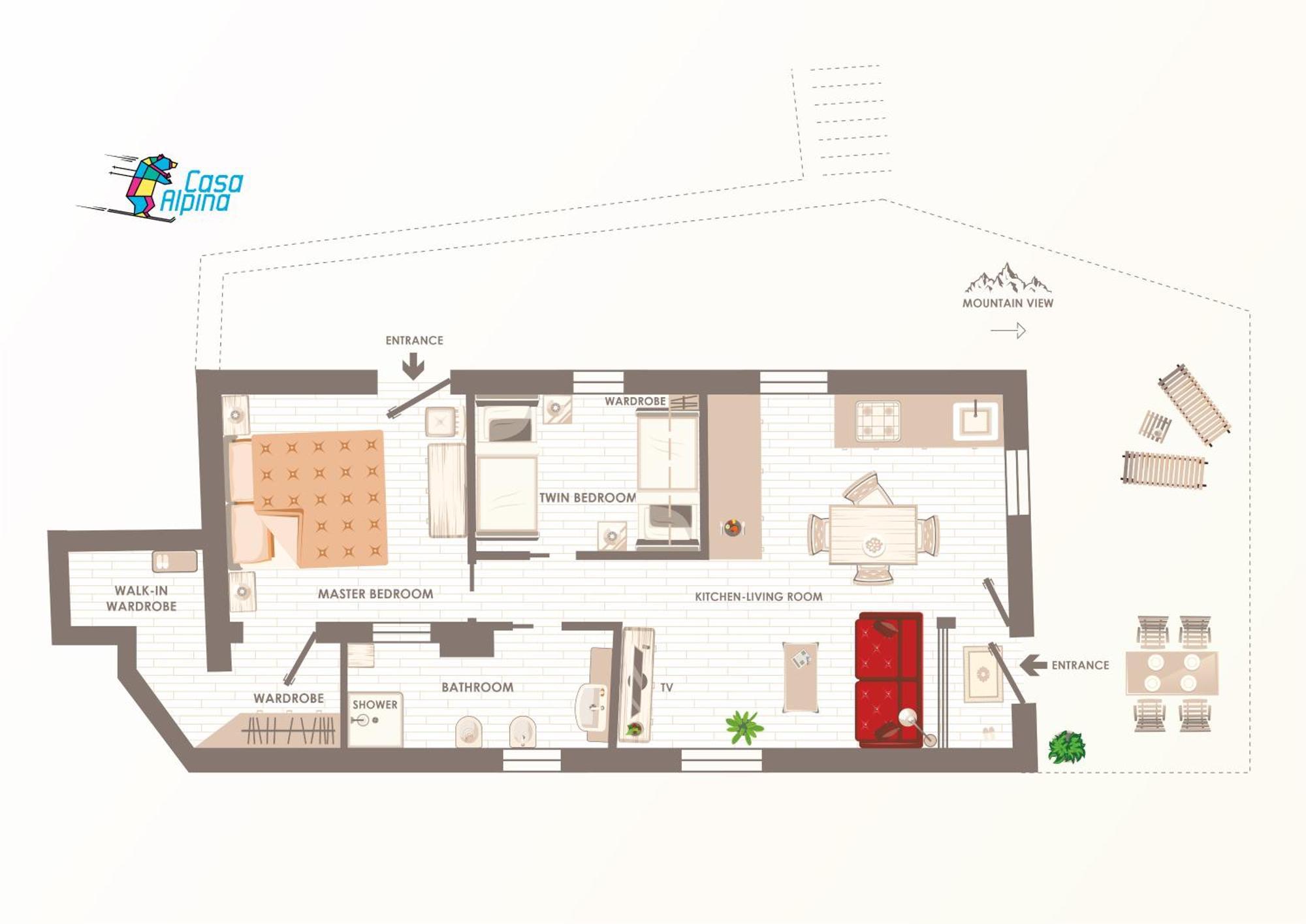 Casa Alpina - Sarre Apartman Aosta Kültér fotó